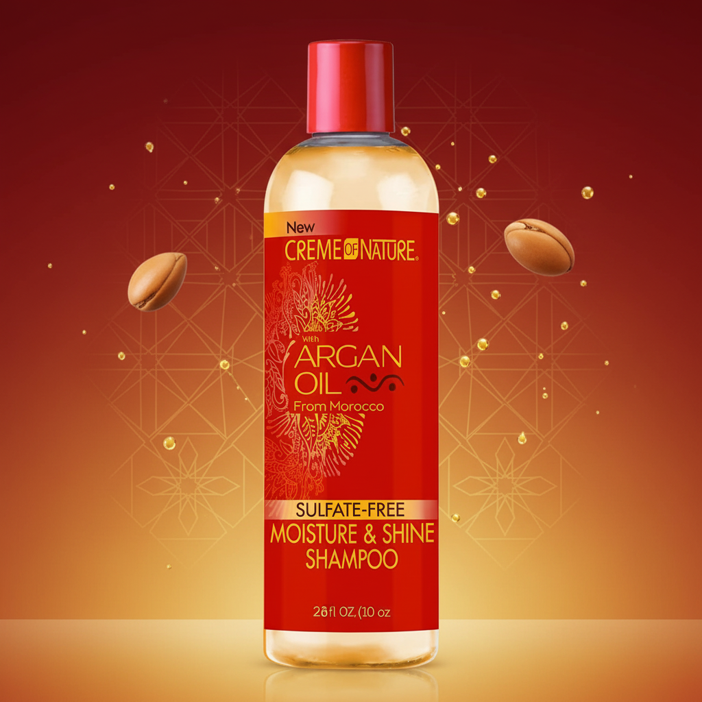 Creme of Nature Argan Oil Shampoo Background