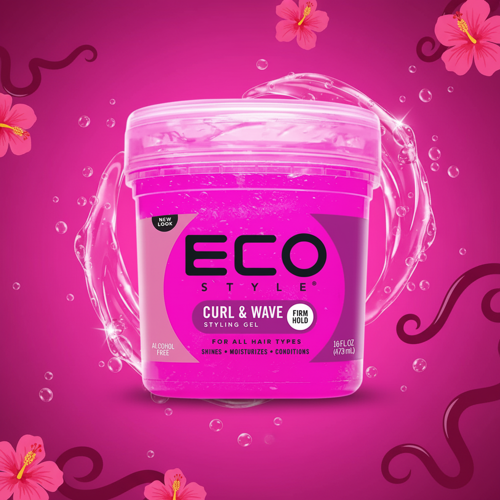 ECO Style Curl & Wave Gel Background
