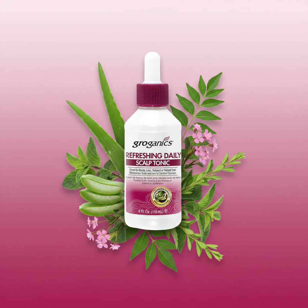Groganics Scalp Tonic Background