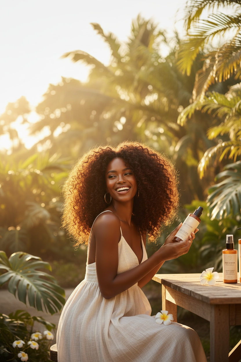 Summer Banner – Black Model Vertical